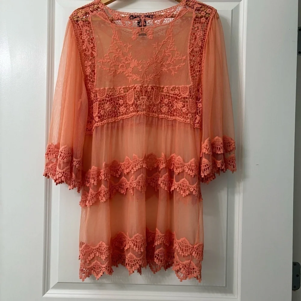 Ali Miles Embroidered Tunic size Small - Picture 3 of 7